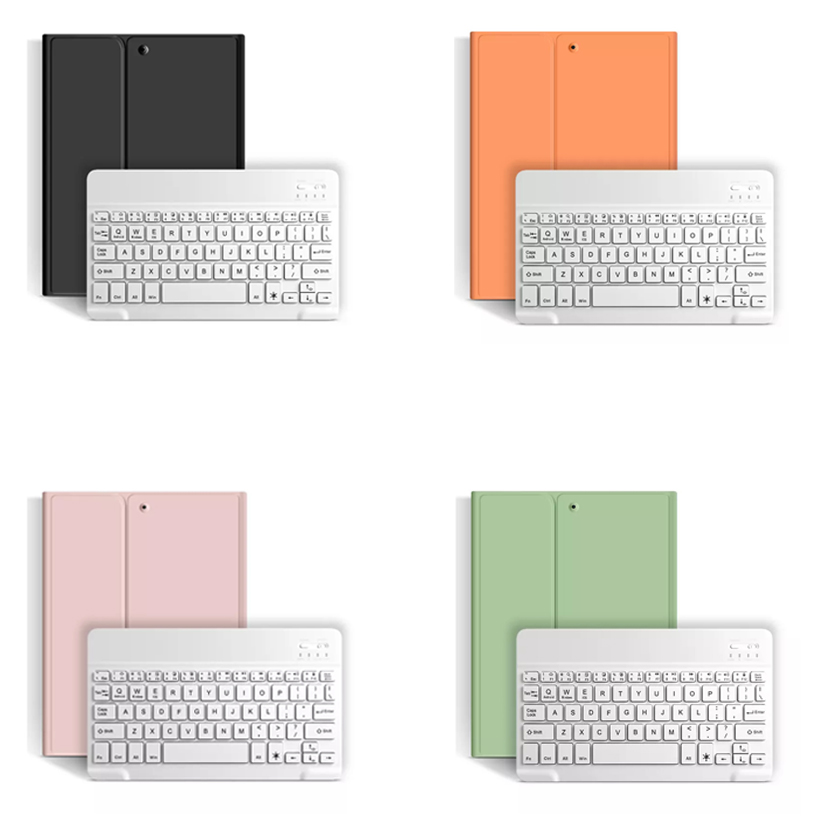 2024 New iPad Bluetooth Keyboard Case  with Pencil Holder,Detachable wireless iPad keybaord